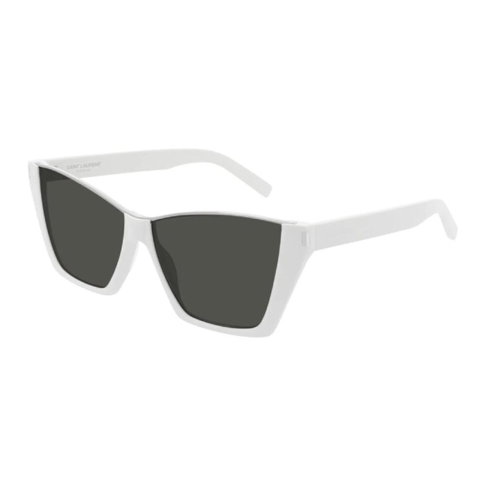 NWT SAINT LAURENT SUNGLASSES IVORY WOMEN CAT EYE EYEWEAR